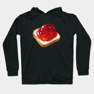 Strawberry Toast Strawberries Kawaii Yummy Sandwich Vintage Retro Since Bread Loaf Hoodie